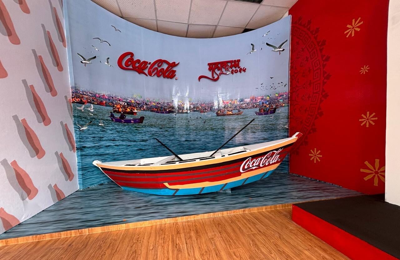 3D flex printing in Prayagraj. Our work was featured in Mahakumbh Mela